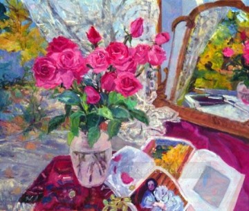 Impressionism Flowers Painting - fl083B floral flower